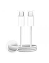 „Fabrik 4“ 100 W 2 m ilgio pintas USB-C laidas – baltas
