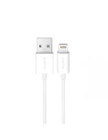 USB-A - iPhone Lightning TPE 12W 2m laidas - baltas