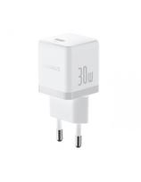 „Palm“ 30 W USB-C sieninis įkroviklis – baltas