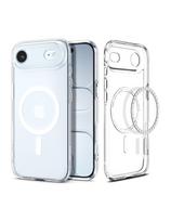 „iPhone 17 Air Ultra Hybrid MagSafe“ apsauginis dėklas – skaidrus ir baltas