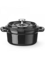 Emaliuotas ketaus puodas, ovalus, 0,27 l, 130x100x48 mm