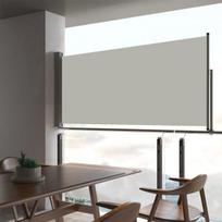 Ištraukiama šoninė kiemo pertvara vidaXL, 60x300cm, rusva