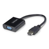 StarTech.com HDMI to VGA Adapter, Active Video Converter for Laptop/Desktop, 1920x1080 (1080p), Converts HDMI Source to VGA Monitor/Display/Projector