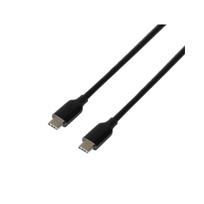 Deltaco Cable USB-C - USB-C 10Gbps 3A 3m black
