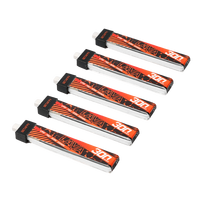 BETAFPV LAVA 1S 300mAh 75C LiHV Akumuliatoriai (5 vnt.)