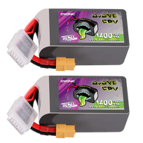 Ovonic Rebel 2.0 6S 22.2V 1400mAh 150C LiPo Akumuliatoriai (2 vnt.)