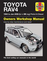 Toyota RAV4 Petrol & Diesel (94 - Jan 06) L to 55