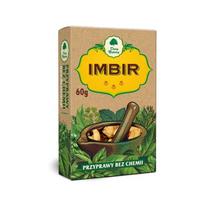 Imbiero šaknis, džiovinta malta, Dary Natury, 60g