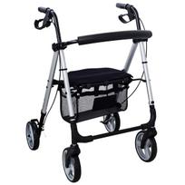 Aliuminio vaikštynė ARmedical AR-006 Prestige su keturiais ratukais - Pilkas