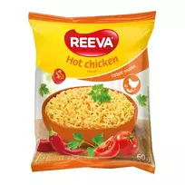 Greitai paruošiami makaronai aštrios vištienos skonio REEVA, 60 g