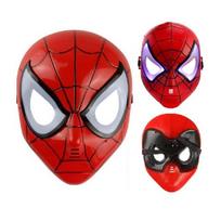 Spider-Man Kaukė su LED Šviesa Helovino Šventei