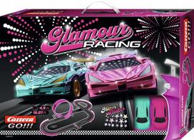 Carrera GO!!! - Girls Power Glamour Racing 4.9m Automobilių Trasa + 2 Automobiliai (Modelis 62579)