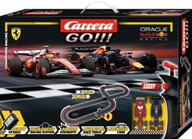 Carrera GO!!! - CHAMPION'S RACING Lenktynių Trasa 4.3 m + 2 Automobiliai (Modelis 62603)