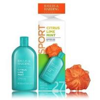 Baylis & Harding Citrus, Lime & Mint rinkinys kūnui (dušo gelis 500 ml. + kempinė) - 1 vnt.