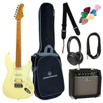 Condorwood RS-500 Ivory elektrinė gitara su rinkiniu PRO