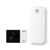Hitachi airH20 600 SCombi 8kW su integruota 220L karšto vandens talpa RWD-3.0RW3E-220S + RAS-3WHVRP2E