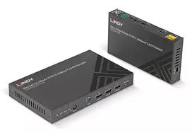 KVM Extender Lindy 70m Cat.6A TypeC HDMI