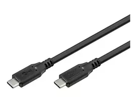 Goobay USB-C™ Cable, USB 3.2, 60 W, 10Gbit/s, Power Delivery, 1 m, Black | Goobay