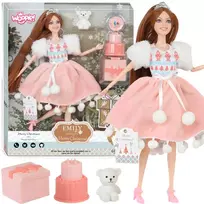 WOOPIE ROYAL Emi Kalėdų princesės lėlė su meškiuku