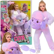 WOOPIE ROYAL Emi lėlė su violetine avies kauke
