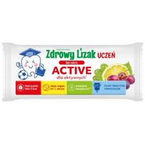 Starpharma Sveiki saldainiai ant pagaliuko Student Active, Vynuogių ir citrinų skonio – 6 g