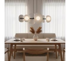 Pakabinama liustra ELEMENTI 6xG9/8W/230V pilka
