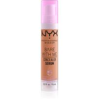 NYX Professional Makeup Bare With Me Concealer Serum drėkinamasis maskuoklis „Du viename“ atspalvis 8.5 Caramel 9,6 ml