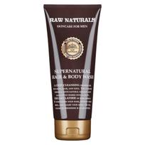 Raw Naturals Supernatural 100% vegan Hair Shampoo Conditioner & Shower Gel 3-In-1, 200 ml