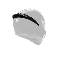AGV helmet spoiler K1 S painted spoiler black