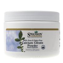 "Swanson" kalcio citrato milteliai, 100 % gryni - 227g