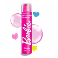 hismile Barbie Pink Bubblegum Toothpaste Kramtomosios gumos skonio dantų pasta, 60g