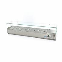 180 cm stalviršio šaldytuvas - tinka 8 x 1/3 GN
