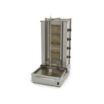Kebabų kepsninė dujinė - 4 degikliai - 70 kg mėsos