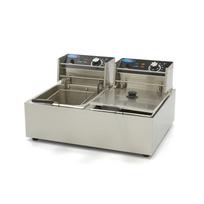 Giliosios keptuvės - 2 x 6 l - 2 krepšiai - iki 2,4 kg bulvių