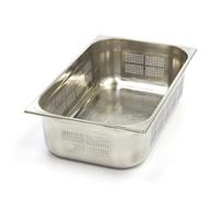 Gastronorm indas 1/1 GN - Perforuotas - 15 cm gylio - 53 x 32,5 cm - Nerūdijantis plienas
