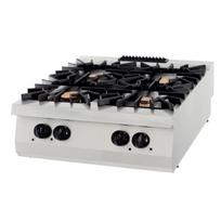 "Premium" viryklė - 4 degikliai - 40 kW - dujinė - dviguba - 90 cm gylio