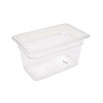Gastronorm konteineris 1/4 GN - 15 cm gylio - 26,5 x 16,2 cm - polikarbonatas