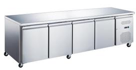 Šaldiklio darbo stalas - 223cm - 4 durų