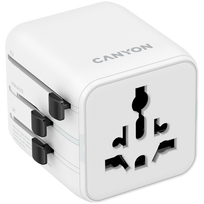 CANYON Travel Adapter OnTour One EU/UK/US/AUS White