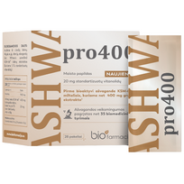 Ašvaganda KSM-66 ASHWA PRO 400, 28 pak. (-40% perkant 2 vnt.)