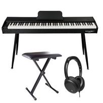 Keygler DP-1 Midnight el. pianinas su kėdute ir ausinėmis