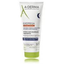 A-Derma Exomega Control Emollient Night Cream atkuriamasis naktinis kremas - 200 ml.