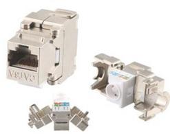 RJ45 lizdas Cat.6 FTP LK-KJ-031 (180°, 23–26 AWG, 250MHz, 110/Krone, 568-A/B)