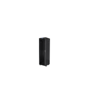 Lanberg | Rack cabinet 19" free-standing 42U/600x600 (flat pack) with glass door lCD V2 | FF01-6642-12BL | Black