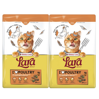 VERSELE-LAGA Lara Adult Turkey & Chicken 2x1.9kg - suaugusių kačių maistas su vištiena ir kalakutiena