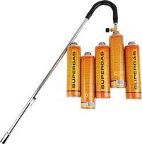 Gardinger Unkrautbrenner "Kalle" 22 mm Piezo uždegimas 5 vienkartinės dujų kasetės