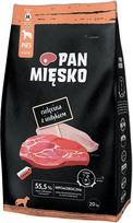 Pan Mięsko PAN MIĘSKO Cielęcina z indykiem M - dry dog food - 20kg