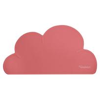 Tamsiai rožinis silikoninis padėkliukas Kindsgut Cloud, 49 x 27 cm