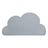 Tamsiai pilkas silikoninis padėkliukas Kindsgut Cloud, 49 x 27 cm