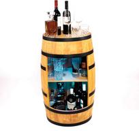 Statinės formos spintelė gėrimams Creative Cooper, 3_PD_RGB, 80x50 cm, ąžuolo spalva
